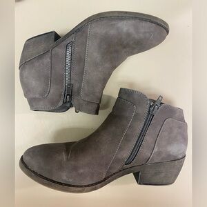 Maurices Charcoal Ankle Booties